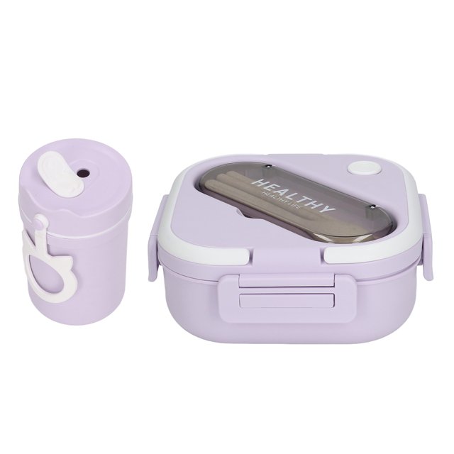 Lunch Container, Plastic Bento Box Portable Lunch Box Container Leakproof Food Storage Containers With Compartment Design Minimalist Lunch Bento Box For Outdoor Travel