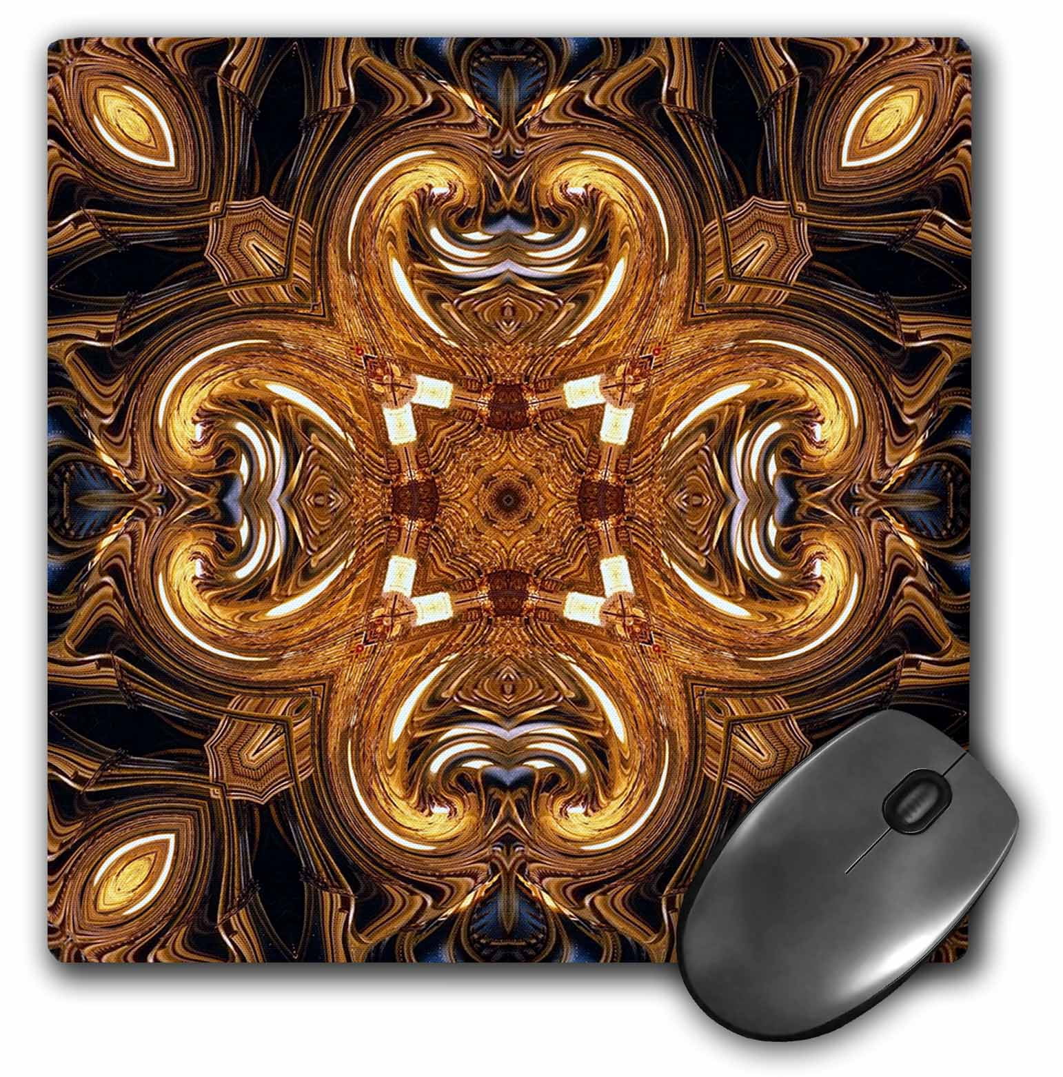 3dRose Elegant Decorative Mandala, Mouse Pad, 8 by 8 inches