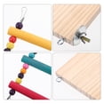 thumbnail image 4 of Bird Hanging Ladder Bird Standing Perch Parrot Perch Stand Wooden Bird Platform, 4 of 8