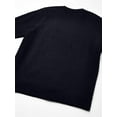 thumbnail image 4 of Under Armour 1302159 Men's Hustle Fleece Crewneck Sweatshirt - Black White, 4 of 4