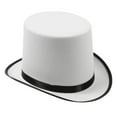 thumbnail image 3 of White Magician Top Hat Men Ladies Steampunk Party Accessories Formal Fedora Hat, 3 of 7
