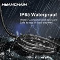 thumbnail image 4 of Cable de extensión HUANCHAIN, calibre 16, 50 pies, negro, para interiores y exteriores, 4 of 7