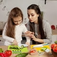 thumbnail image 3 of GoXteam 13 Pieces - Kid Kitchen Knife Tools, Toddler Safe Knives Set, Kids Real Cooking Set with Plastic Wooden Knives, Cutting Boards, Sandwich Cutters, 3 of 7