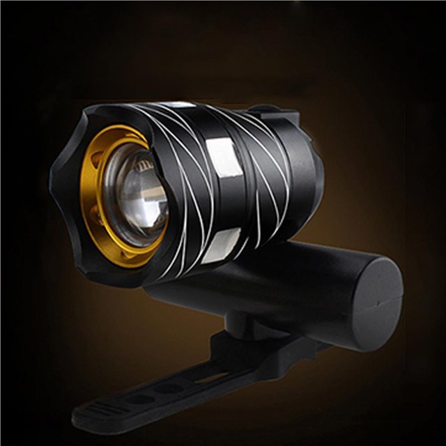 Naiovety Faros de bicicleta Montar de noche Luz deslumbrante Linterna Montaña USB Recargable a prueba de agua Ciclismo negro Naiovety OD009388-02