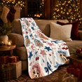 thumbnail image 3 of Dog Portrait Colorful Pet Artwork Playful Graphic Style Dog Lovers Colorful Pet Portrait Warm Flannel Blanket, Pet Adoption Gift for Living Room and Bedroom Home Decor, 3 of 9