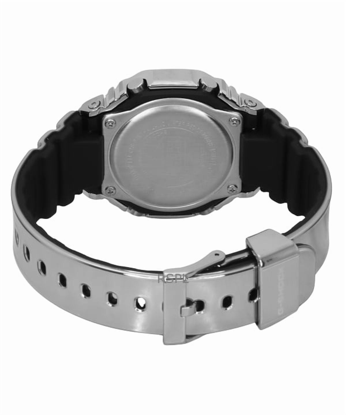 Casio G-Shock G-Steel Fine Metallic Tough Silicone Strap Grey Dial Quartz GM-2100YM-8A 200M Men's Watch