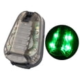 thumbnail image 3 of Lámpara de linterna de luz de señal de casco duradero, de faro Cascos estroboscópicos negra Cola Luz de señal, 3 of 8