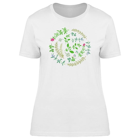 Aromatic Herbs Collage T-Shirt Women -Image by Shutterstock, Female XX-Large