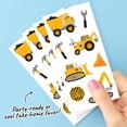 thumbnail image 3 of Big Dot of Happiness Dig It - Construction Party Zone Temporary Tattoos for Kids, Boy Birthday Favors, Truck Birthday Party Decorations, Yellow Party Supplies, 12 Sheets, 3 of 6