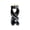 A- Black, variant on Backflow Incense Burner, Twisted Geometric Shape Vermilion, 1 Piece Incense Holder, Home Desktop Decoration for Arabian Festival Aromatherapy Relaxation