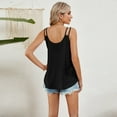 thumbnail image 5 of Plus-Size-Summer-Tops for Women Women's Sleeveless Refreshing Tank Top T-shirt Casual Loose Strap Open Back Tank, 5 of 5