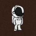 thumbnail image 2 of Dalix Astronaut Heavyweight Soft Tee Short Sleeve Cotton Shirt Mens in Cacao S Small, 2 of 5
