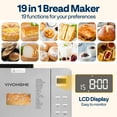 thumbnail image 5 of SPECSTAR 19-in-1 Bread Maker Machine, Automatic Fruit and Nut Dispenser, 2 Lb Capacity, 5 of 7