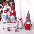 thumbnail image 3 of Moyic Muñeca sin rostro de Navidad Enfermeras Decoraciones navideñas Festival de tela Adornos de muñecas Feliz Navidad Navidad Natal Decoración de Kits de decoración para fiestas Rojo masculino Moyic HA000990-01, 3 of 6