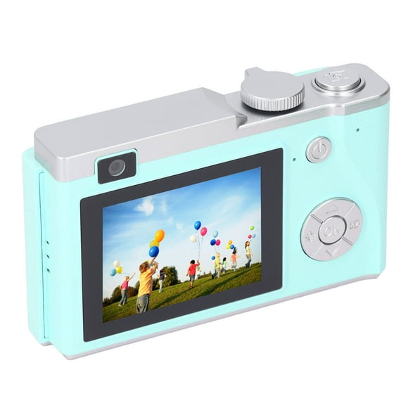 Cámarae Digital, Cámarae digital de apuntar y disparar de 48mp 1080p, cámaga de vlogging confocque autico y zoom digital de 16x con pantalla hd de 2,4 Pulgadas, párr.