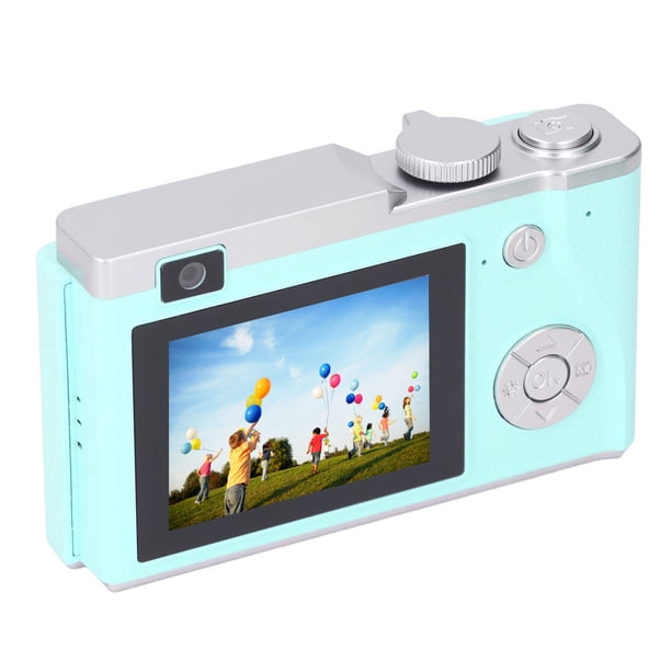 Cámarae Digital, Cámarae digital de apuntar y disparar de 48mp 1080p, cámaga de vlogging confocque autico y zoom digital de 16x con pantalla hd de 2,4 Pulgadas, párr.