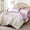 Purple-Queen (90"x90"), variant on Blue Queen (90"x90") 7-Piece Watercolour Floral Bed-in-a-Bag Bedding Set