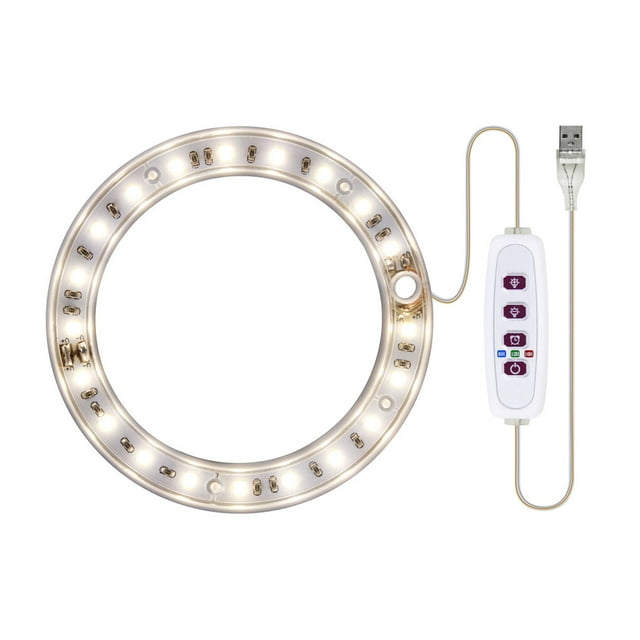 Luz de cultivo LED Naiovety 5V USB IP20 a prueba de agua 1 cabeza