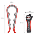 thumbnail image 2 of Can Opener 4&5 in 1 Multi Function Jar Opener Solid and Durable Bottle Opener Kit Manual Bottle Opener with Silicone Handle for Children Elderly Weak Hands People, 2 of 6