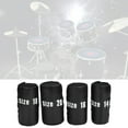 thumbnail image 5 of 4pcs Elastic Belt Drum Cymbal Mute Pads Practice Silencer Pad Dampener 14" 16" 18" 20", 5 of 8
