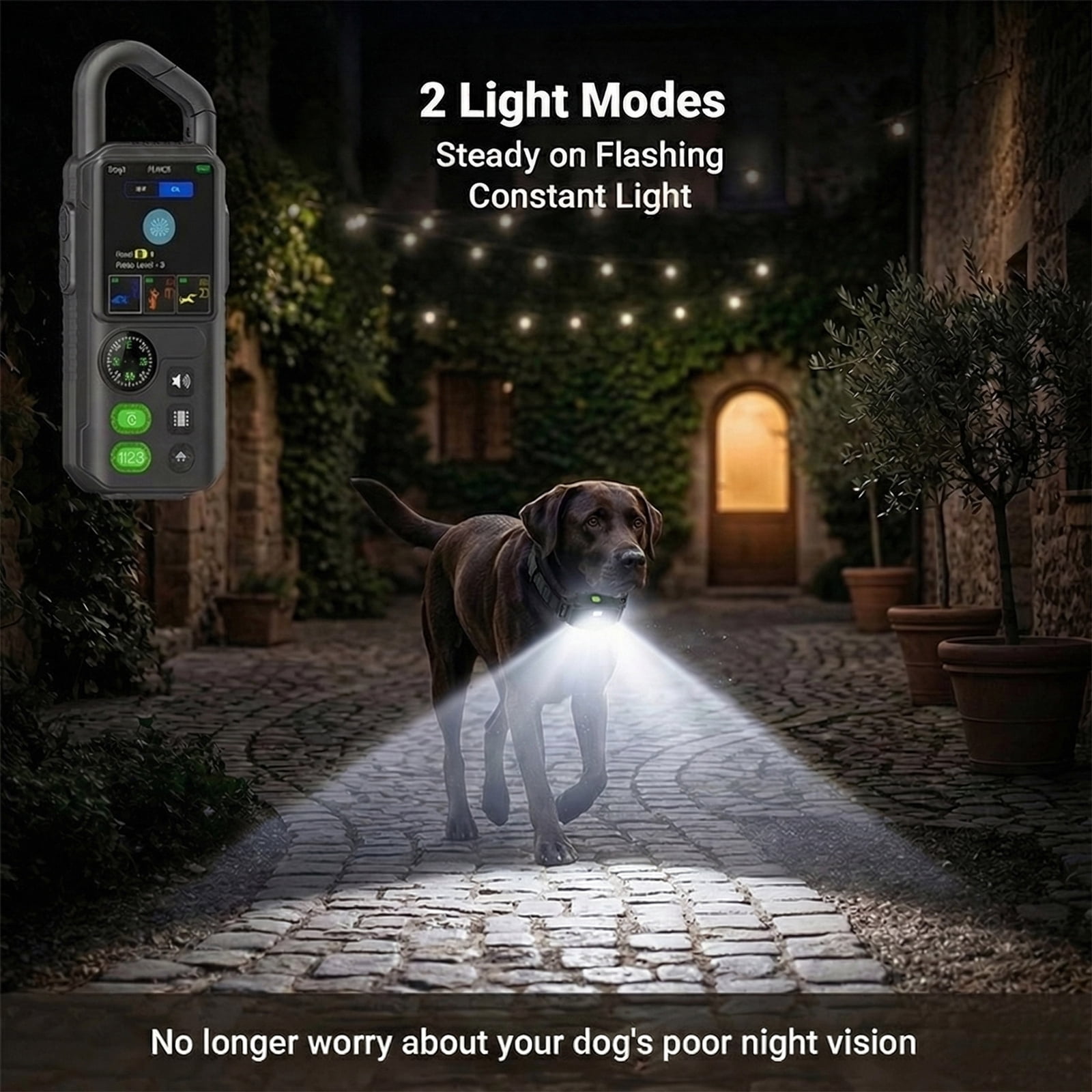 Invisible Fence for 2 Dogs Perimeter Collar Wireless System, Adjustable Electric Fence with Remote, 4-in-1 Training Shock Collar 1100 Yard Rechargeable