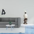 thumbnail image 2 of Escultura de loro abstracta moderna, figura decorativa de resina, adorno coleccionable para sala de estar, estantería, escritorio, mesa, centro de mes, 2 of 8