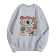 thumbnail image 4 of Christmas Sweatshirt for Women Cute Christmas Graphic Tops Holiday Crewneck Long Sleeve Pullover Tops, 4 of 4