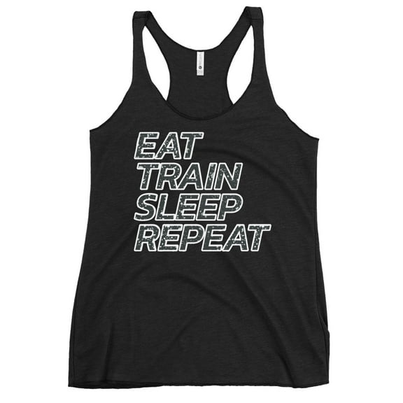Racerback Tank Top ETSR (Vintage Black, XS)