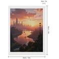 thumbnail image 2 of Diamond Art Kits for Adults - Sunset Cityscape River Serenity 5d Diamond Painting for Adults, Diamond Art for Adults Beginners, Frameless Diamond Painting Kits for Adults for Home Wall Decor, 2 of 7