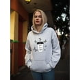 thumbnail image 2 of But First Coffee Butterflies Hoodie Women -Image by Shutterstock, Female XX-Large, 2 of 4