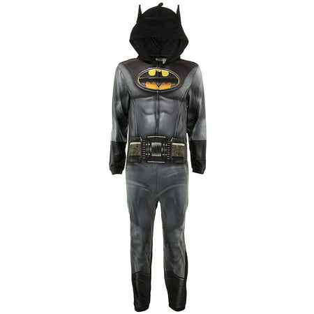 DC Comics Adult Batman Hooded Union Suit Pajamas