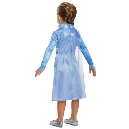 Frozen 2 Elsa Classic Girls Halloween Fancy-Dress Costume, Toddler S