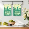 thumbnail image 3 of Happy Easter Rabbits Kitchen Towels Set of 2, Spring Daisy Green Silhouette Yellow Absorbent Dish Towels for Kitchen, Microfiber Hand Towel, Quick Drying Tea Towel for Cleaning Decorative Dishcloths, 3 of 7