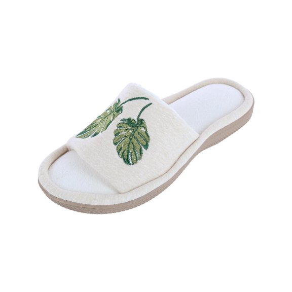 Isotoner Recycled Staycation Open Toe Slide Slipper (Women)