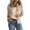Apricot Color, variant on Sweater Cardigan Women Fall Winter Cropped Button Down Long Sleeve Casual Trendy Cardigan Sweater Jacket Green L
