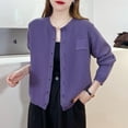 thumbnail image 4 of Casual Vintage Loose Long Sleeve Cable Knit Cardigan For Women, Perfect For Early Spring Outfits. Stylish And Trendy Layering Piece For Everyday Wear Cardigan Sweaters For Women, 4 of 17