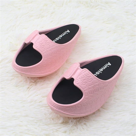 

Egmy Women S Plastic Leg Slippers Half Palm Slippers Walking Wedges Sneakers