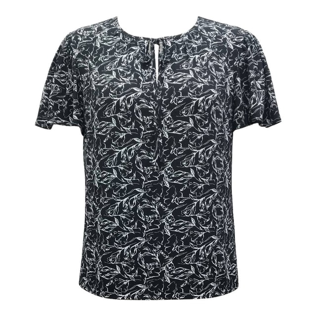 GEORGE G BLUSA CV MC ELASTICO EN MANGA Y RUEDO
