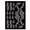 WM-047, variant on 1 Sheet Henna Stencil Flower Design Templates For Hand Foot Body Painting Tools