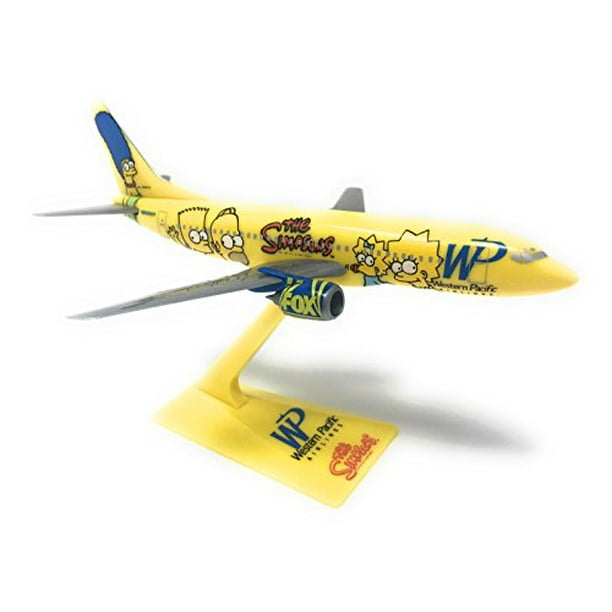 Western Pacific Simpsons Boeing 737-300 Airplane Miniature Model