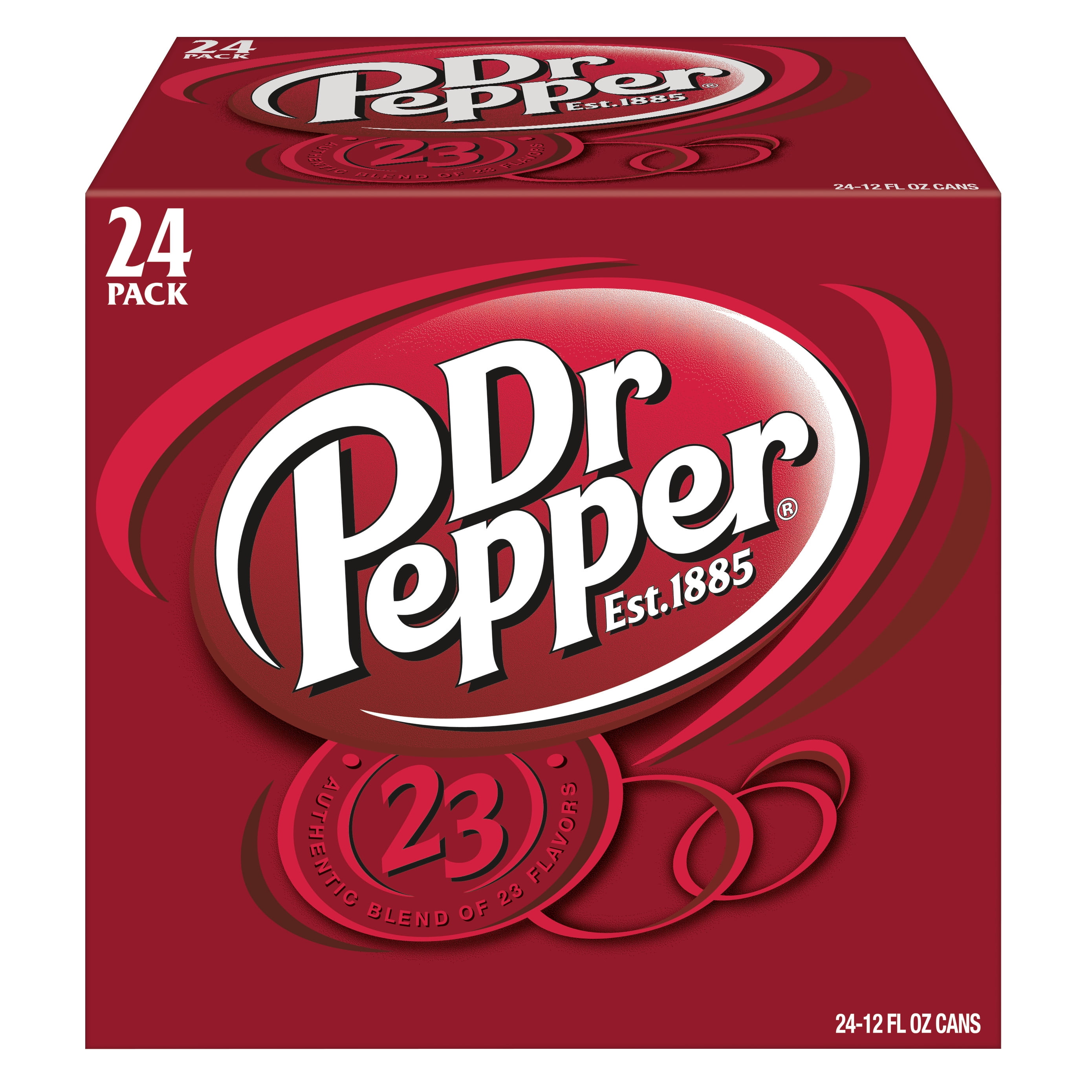 Dr Pepper Soda 12 Fl Oz 24 Count Walmart Com