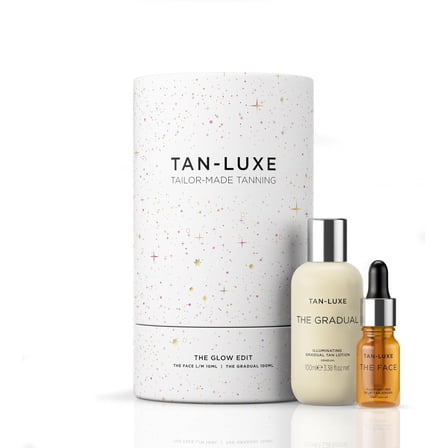 Tan-Luxe The Glow Edit Gift Set  Gradual Lotion 100ml   Face Drops 10ml