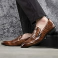 thumbnail image 6 of JITAI Men Dress Shoes Fashion Oxford Shoes for Men Brown Size 13, 6 of 6