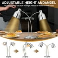 thumbnail image 5 of Ktaxon Food Heat Lamp, 2-Head Adjustable Food Warming Light, 110V Silver, 5 of 8