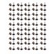 thumbnail image 1 of Lot de 100 clous décoratifs vintage en métal bronze pour meubles, canapés, chaussures, portes, 1 of 3