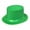 Green, variant on Classic Satin Top Hat for Unisex with Colorful Options,Fancy Magician Stage Performance Cap for Party Suit Accessory White
