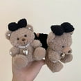 thumbnail image 3 of AOOOWER Cartoon Plush Bear Hairband Hair Scrunchies Elastic Hair Rope Big Hair Scrunchy Fashion Hairrope Female Hair Accessories, 3 of 11