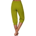 thumbnail image 6 of SwiftWear Women's High-Waisted Capris with Pocket Stretch Fit for Yoga & Outings | Comfortable Athleisure & Casual Wear S-3XL, 6 of 6