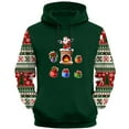 thumbnail image 4 of Mens Ugly Christmas Hoodies Plus Size Santa Claus Long Sleeve Sweatshirt Vacation Xmas Drawstring Pullover, 4 of 4