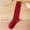 Red, variant on LEKODE Long Socks Cotton Knee High Socks Winter Stockings Tube Socks for Women Men’s Socks Tall Socks for Women Black A